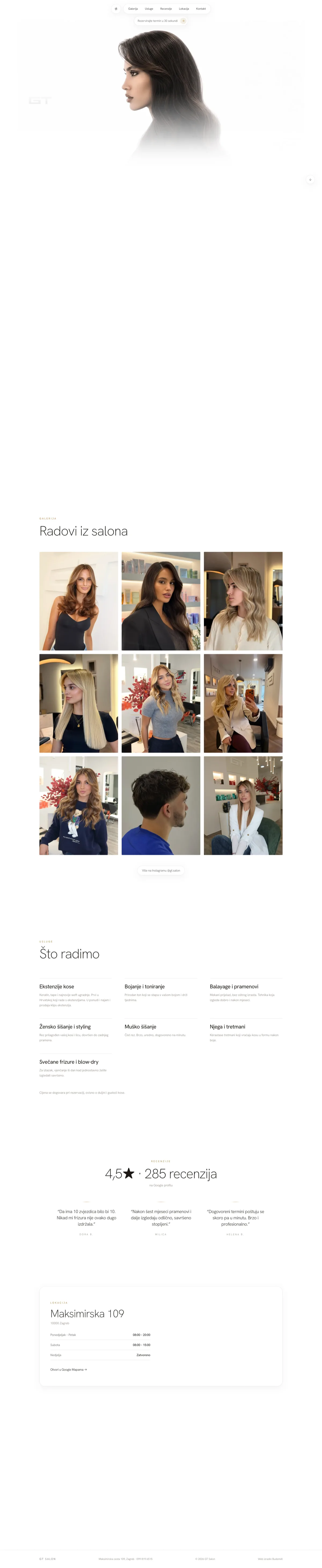 Full GT Salon website