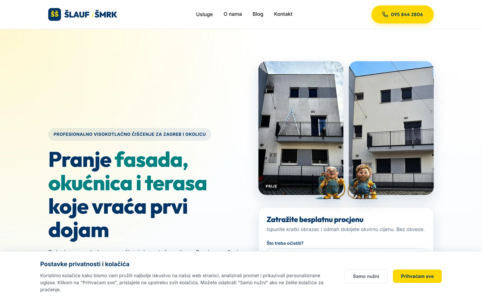Šlauf i Šmrk website