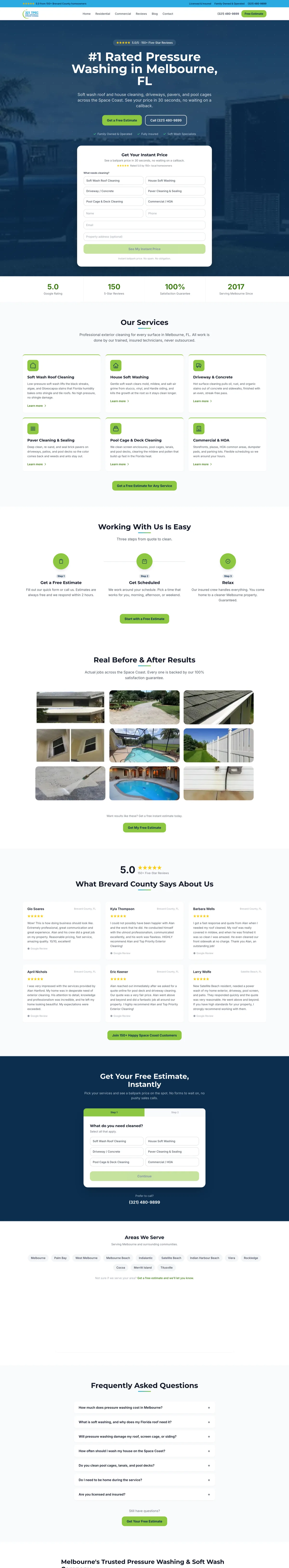 Full Top Priority Exterior Cleaning website